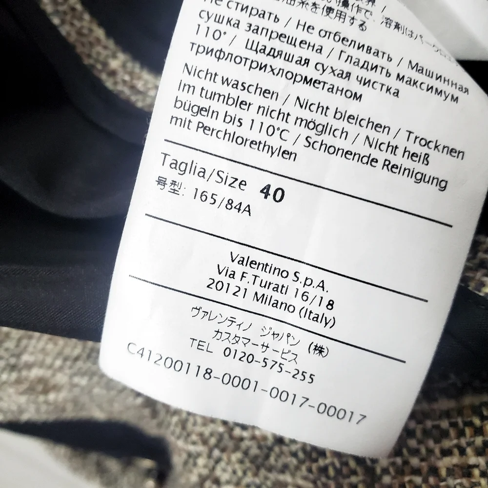 🚫SOLD - RED Valentino RARE Ruffled Tweed Blazer Jacket - Picture 11 of 14